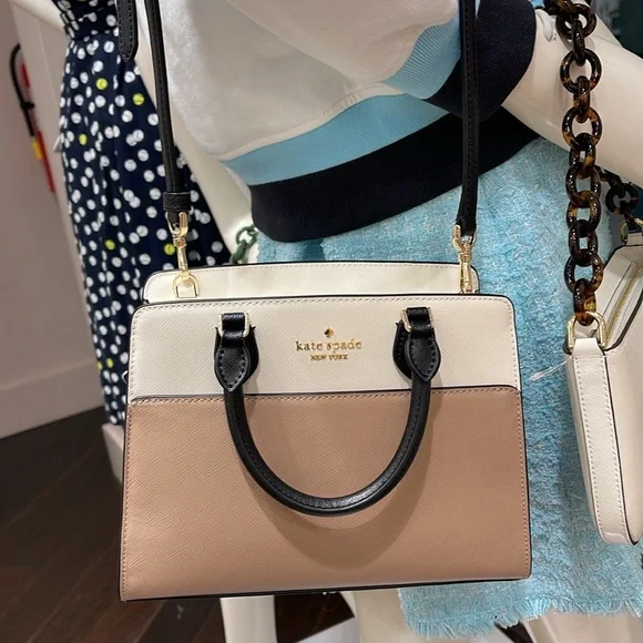 Kate Spade Madison Colorblock Saffiano Leather Small Satchel
Toasted Hazelnut - Picture 3 of 16